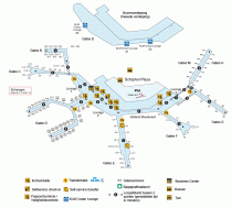 Схема аэропорта Schiphol