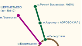 Как добраться в Шереметьево