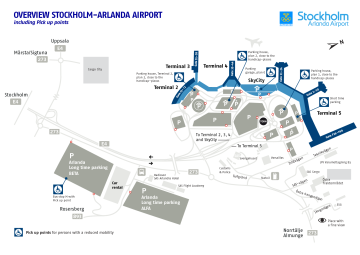 Схема аэропорта Stockholm-Arlanda