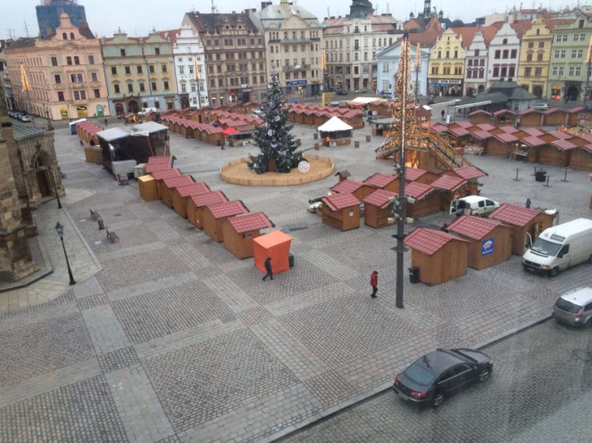 Пльзен, центральная площадь